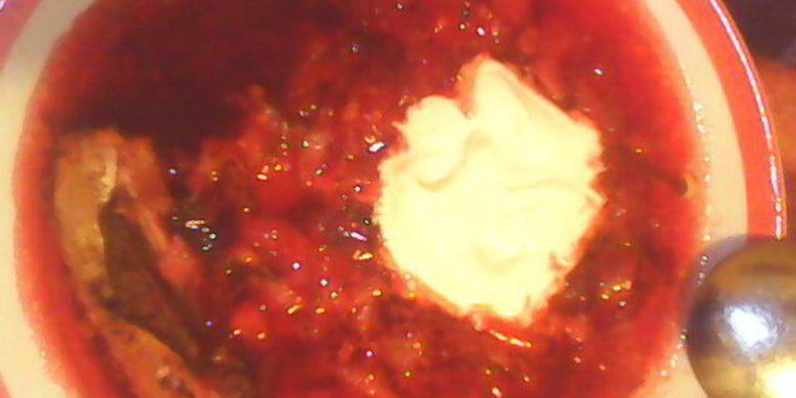 Рецепт бабушкиного борща