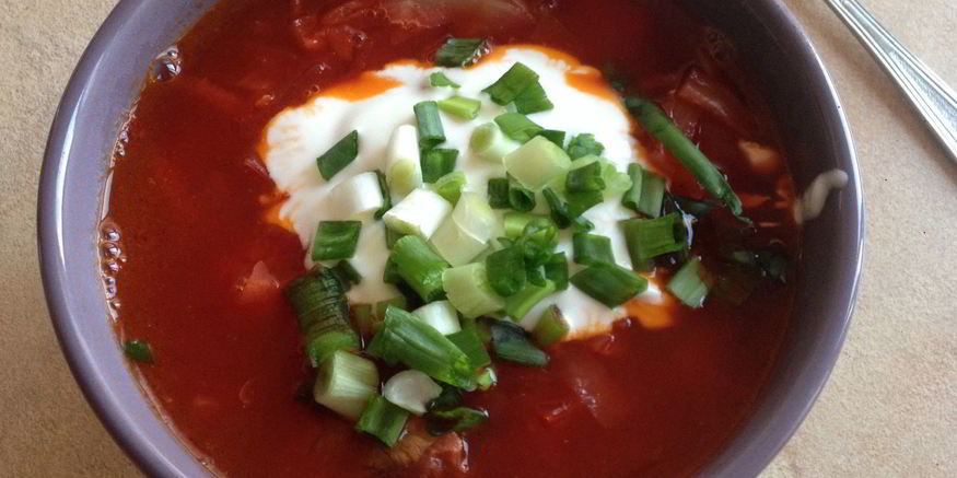 Рецепт борща из говядины