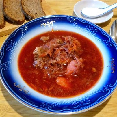 Борщ классический с говядиной