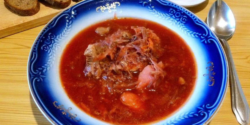 Рецепт борща классического с говядиной