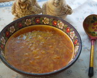 Борщ куриный