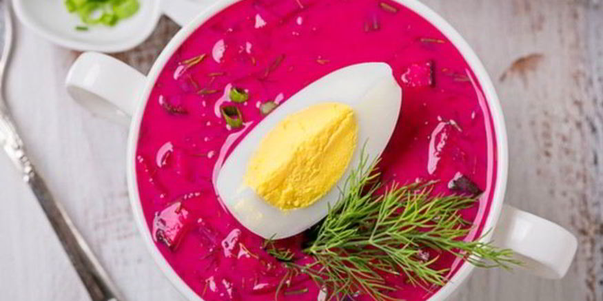 Рецепт борща по-литовски на кефире