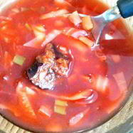 Рецепт Борща с черносливом