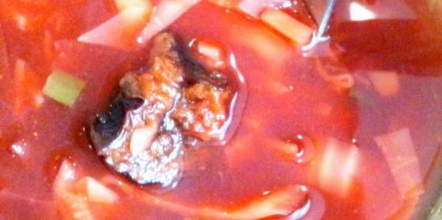 Рецепт борща с черносливом