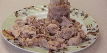 борщ с фасолью и курицей