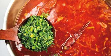 борщ с помидорами