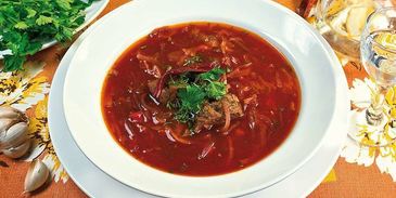 борщ с помидорами