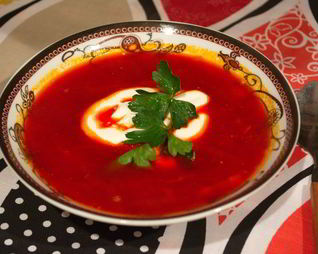 Борщ с рыбой