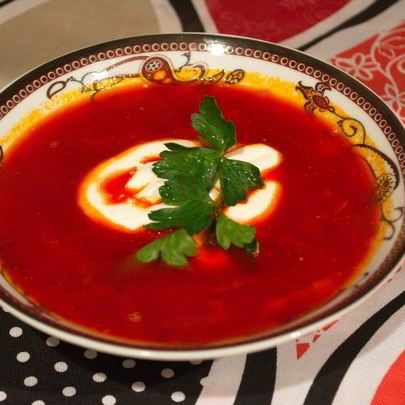 Борщ с рыбой