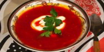 борщ с рыбой