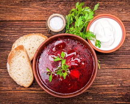 Борщ с семечками