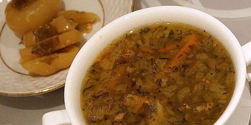 Рецепт борща с тушенкой и гречкой