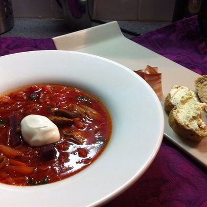 Борщ с уткой