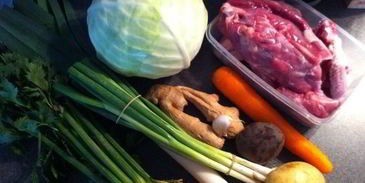 борщ с уткой