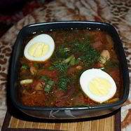 Рецепт Борща со щавелем и свеклой