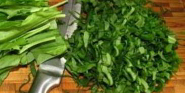 борщ со щавелем и свеклой