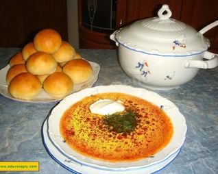 Борщ со свининой и болгарским перцем в мультиварке