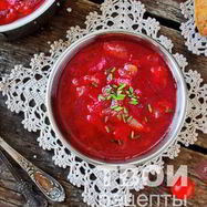 Рецепт Борща со свининой