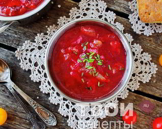 Борщ со свининой