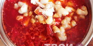 борщ со свининой