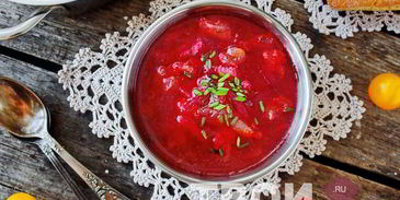 борщ со свининой