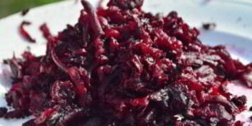 борщ в казане на костре