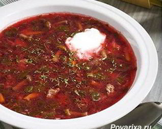 Борщ зеленый со щавелем