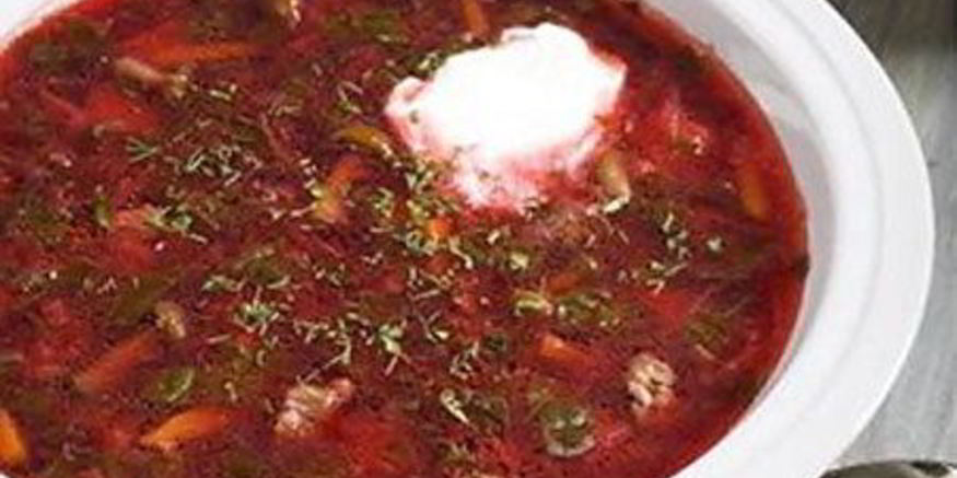 Рецепт борща зеленого со щавелем