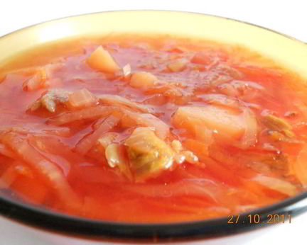 Борщик с говядинкой