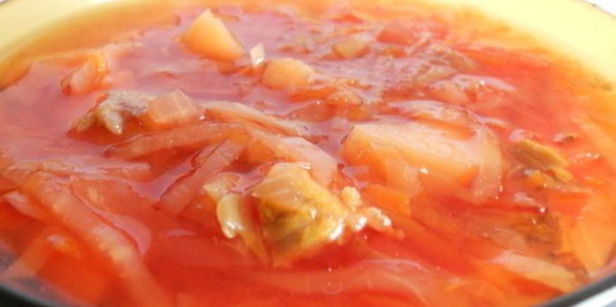 Рецепт борщика с говядинкой