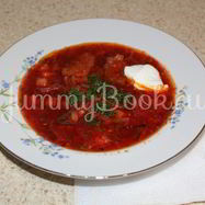 Рецепт Домашнего борща с говядиной