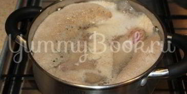 домашний борщ с говядиной