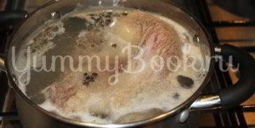 домашний борщ с говядиной