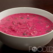 Рецепт Холодного борща с маринованной свеклой