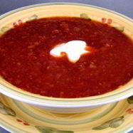 Рецепт Красного борща с курицей