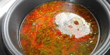 красный борщ со щавелем без капусты в мультиварке
