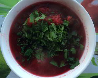 Наваристый борщ без мяса и картофеля