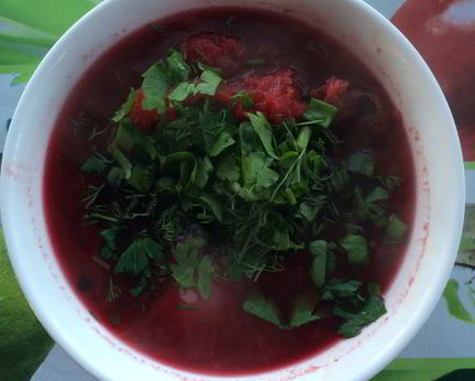 Наваристый борщ без мяса и картофеля