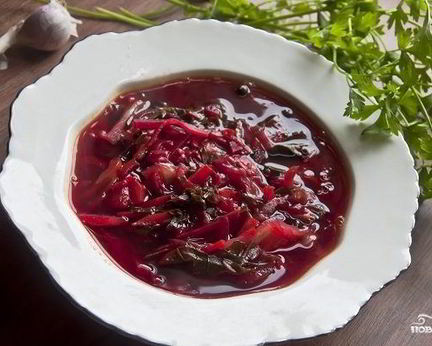 Овощной борщ