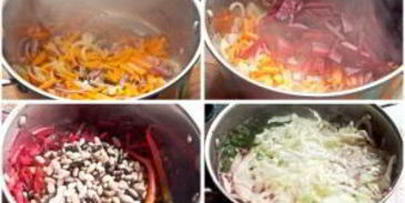 овощной борщ