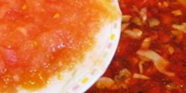 постный борщ с фасолью