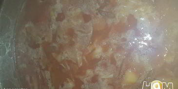 постный борщ с нутом