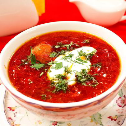 Самый красный борщ