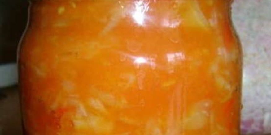 Рецепт заправки для борща на зиму с капустой