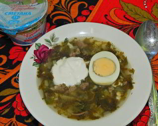 Зеленый борщ