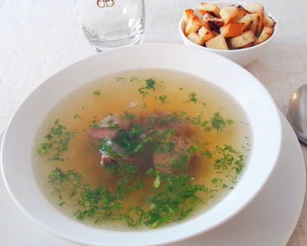 Бульон из говядины