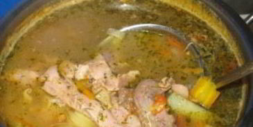 бульон из петуха