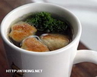 Бульон куриный с клецками a la solferino