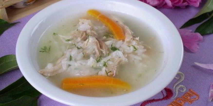 Рецепт бульона куриного с рисом