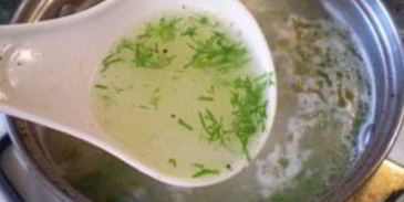 бульон куриный с рисом
